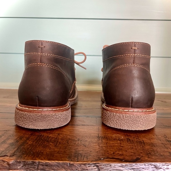 Men's Brown Leather Shoes - Picture 5 of 8